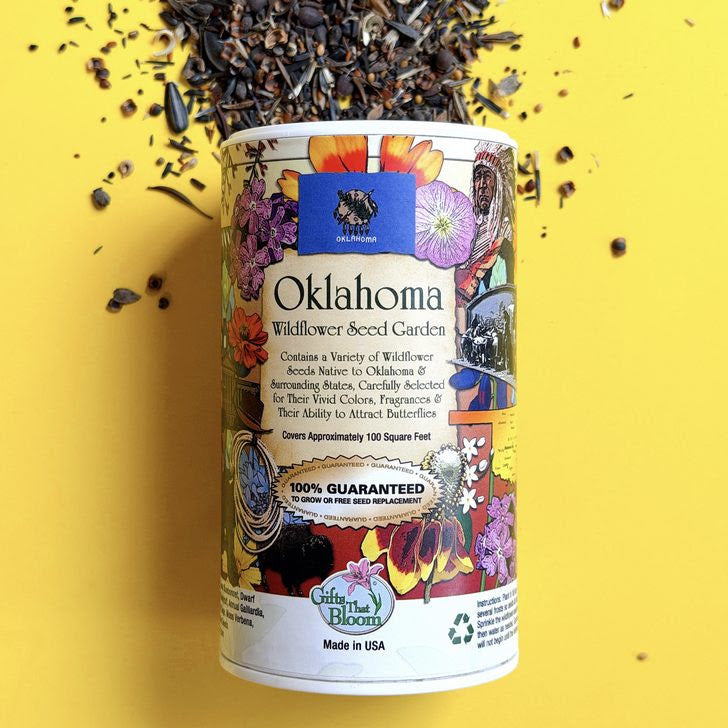oklahoma native wildflower seeds Gifts That Bloom Garden Shaker Can