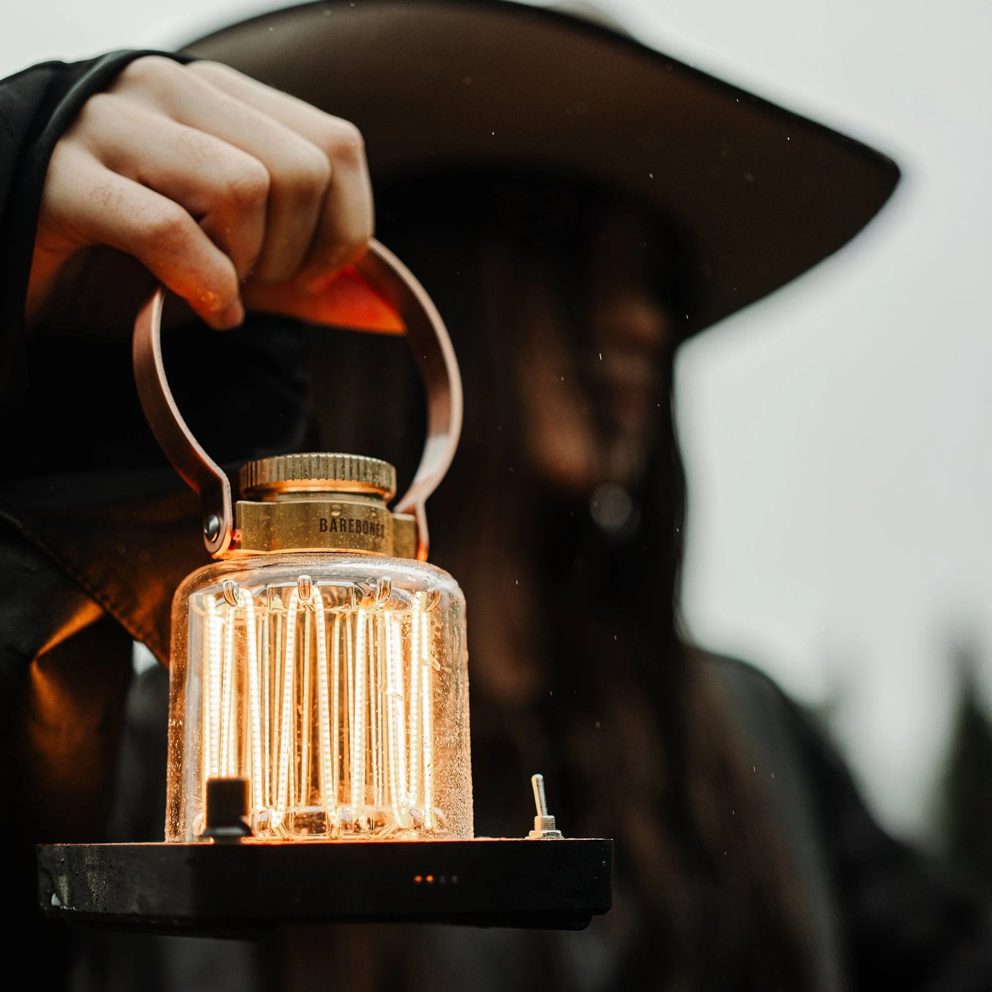lantern - block tower - rechargeable by barebones