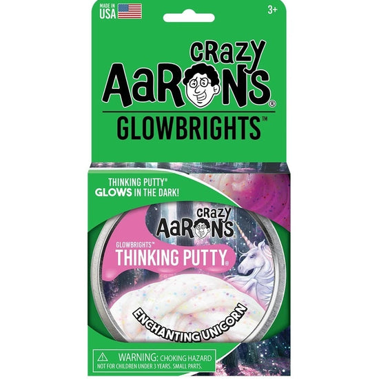 thinking putty - 4" tin - enchanting unicorn by crazy aaron's puttyworld