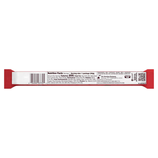 candy - hershey's milk chocolate kisses - holiday sleeve by redstone foods inc