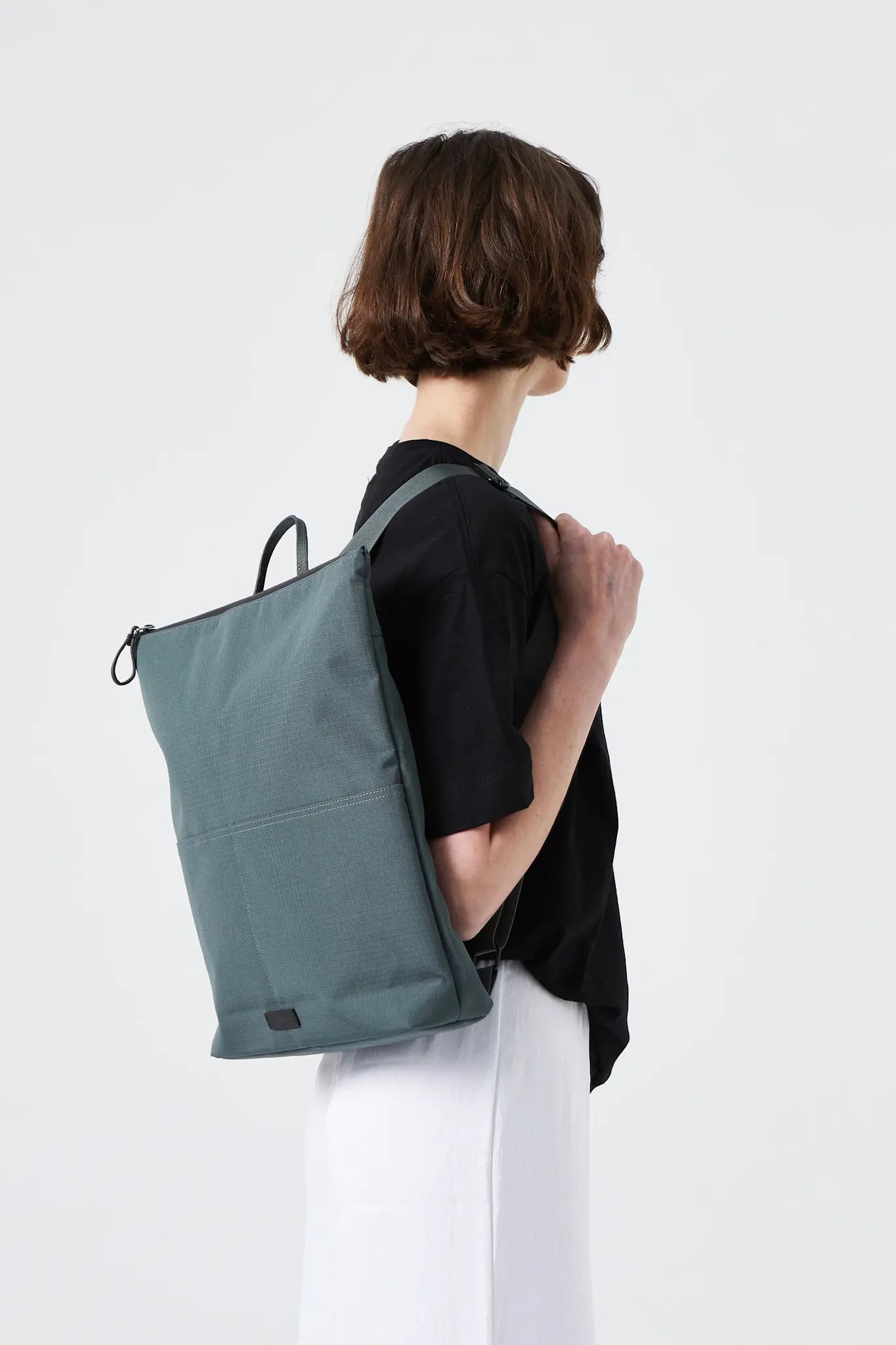 backpack tote - fitted - "gare" - 2 colors by lefrik us