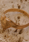 ring - etched heart - bronze by montestruque