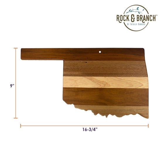 serving board - shiplap - oklahoma by totally bamboo