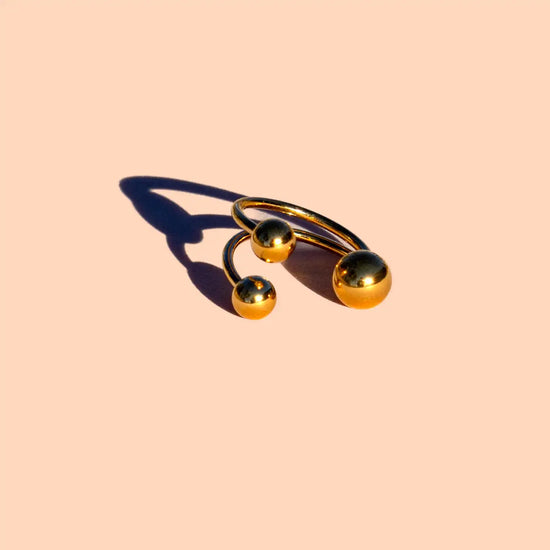 ring - 3-orb - 18kgp by peter and june