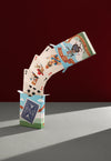 playing cards - odd bods - blue by art of play