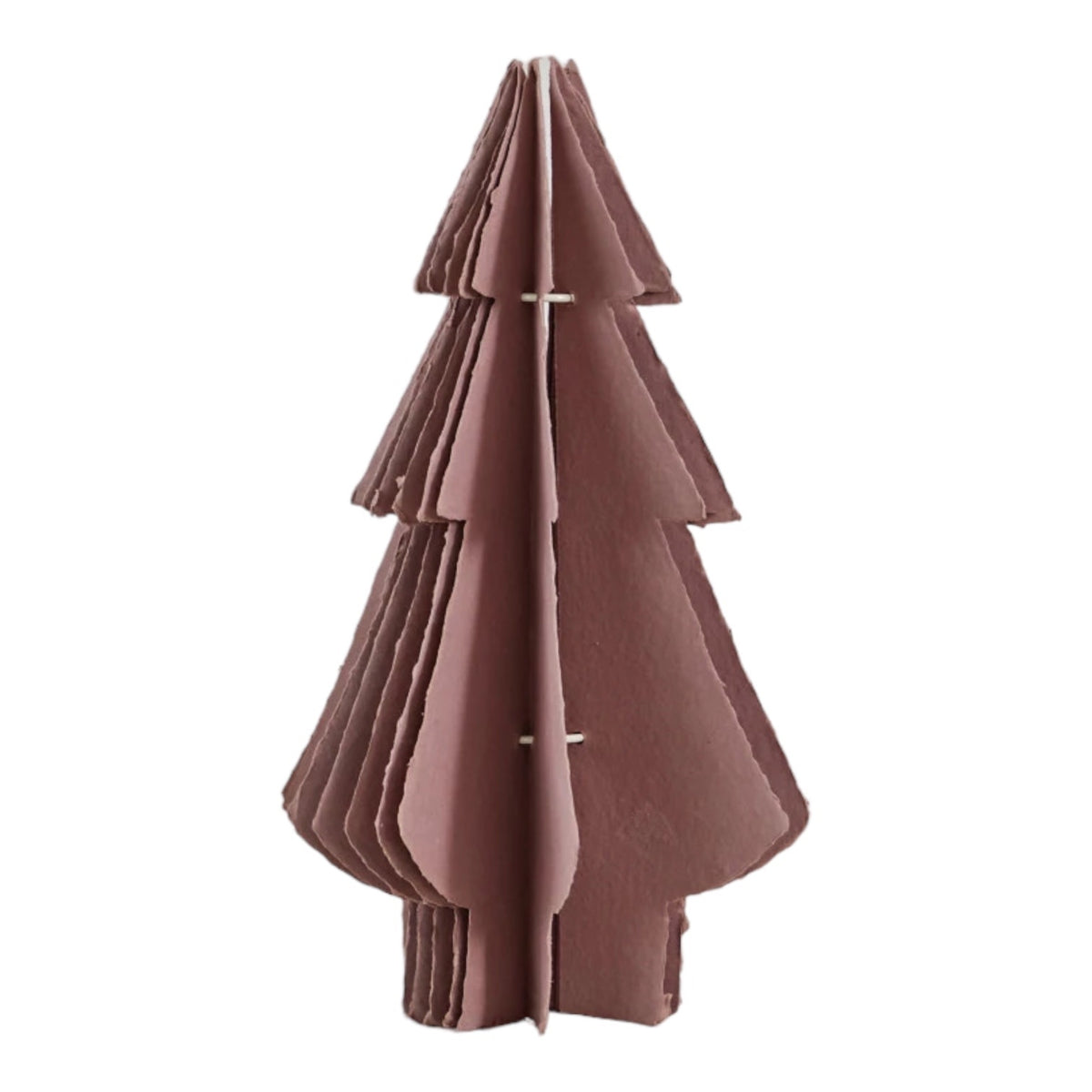 tree - handmade recycled paper - plum - 10" x 18" by creative co-op