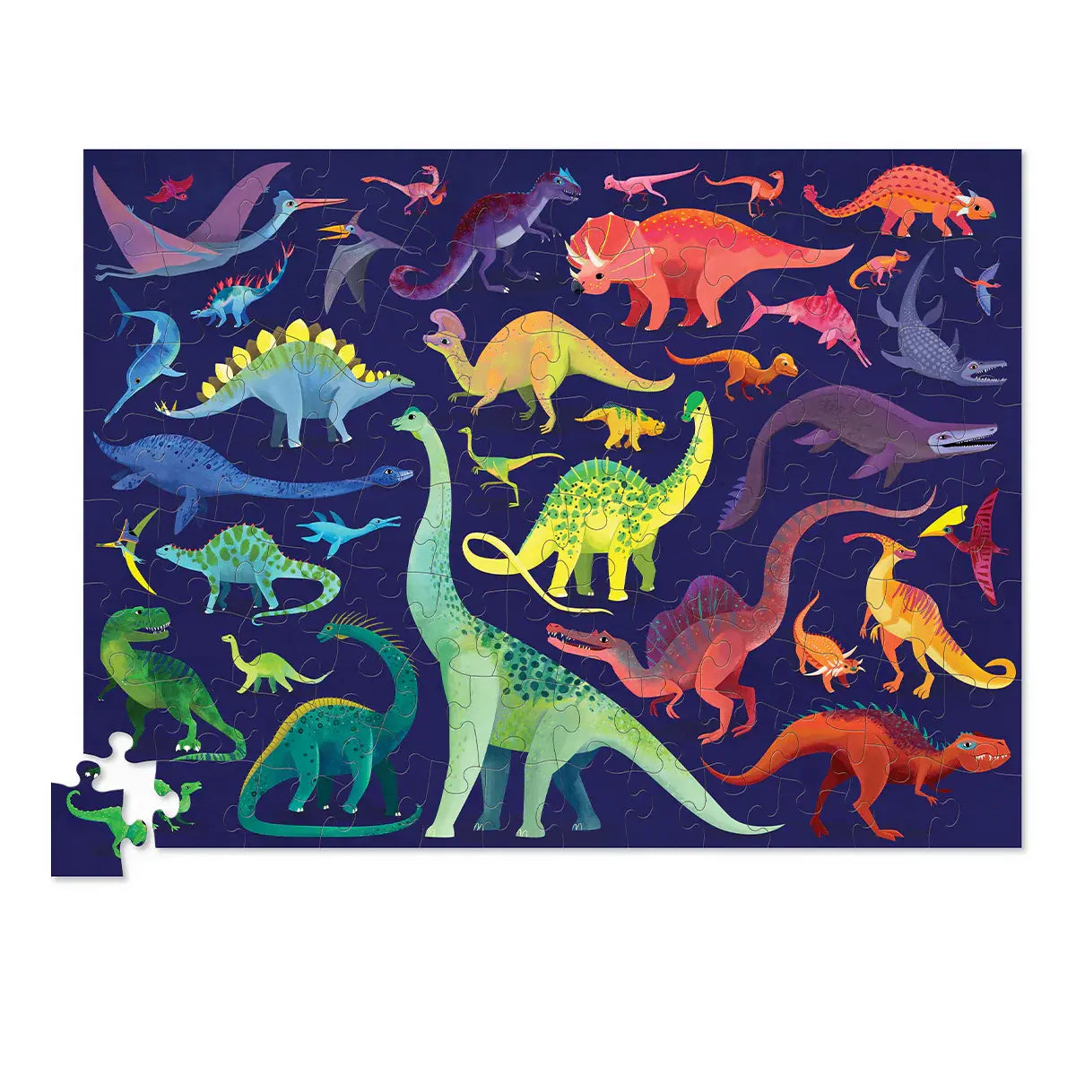 puzzle - 100-piece - 36 dino kingdom by crocodile creek