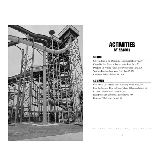 book - 100 things to do in oklahoma by reedy press