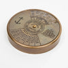 calendar - 100-year - antiqued brass by ten thousand villages