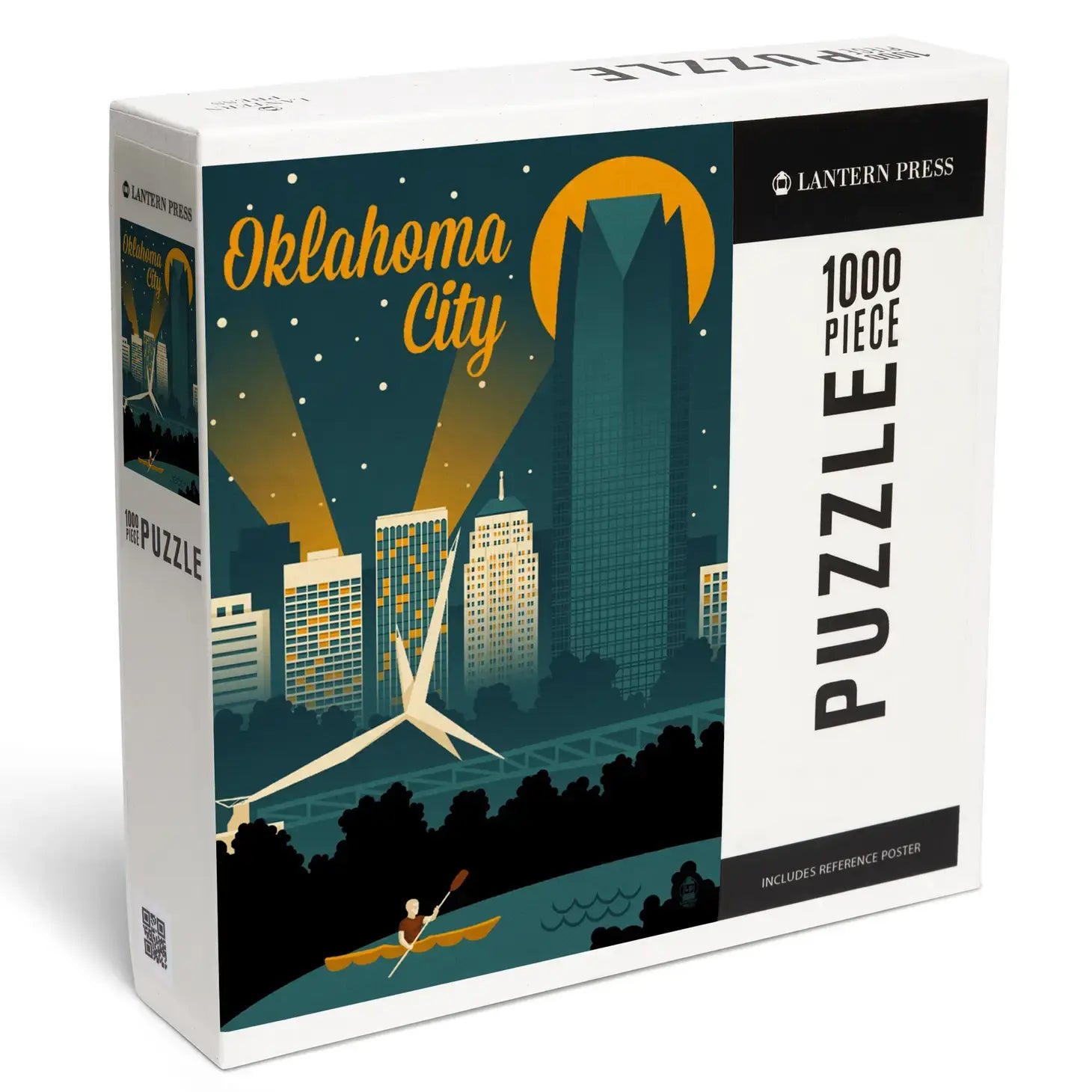 puzzle - 1000-piece - oklahoma city skyline by lantern press