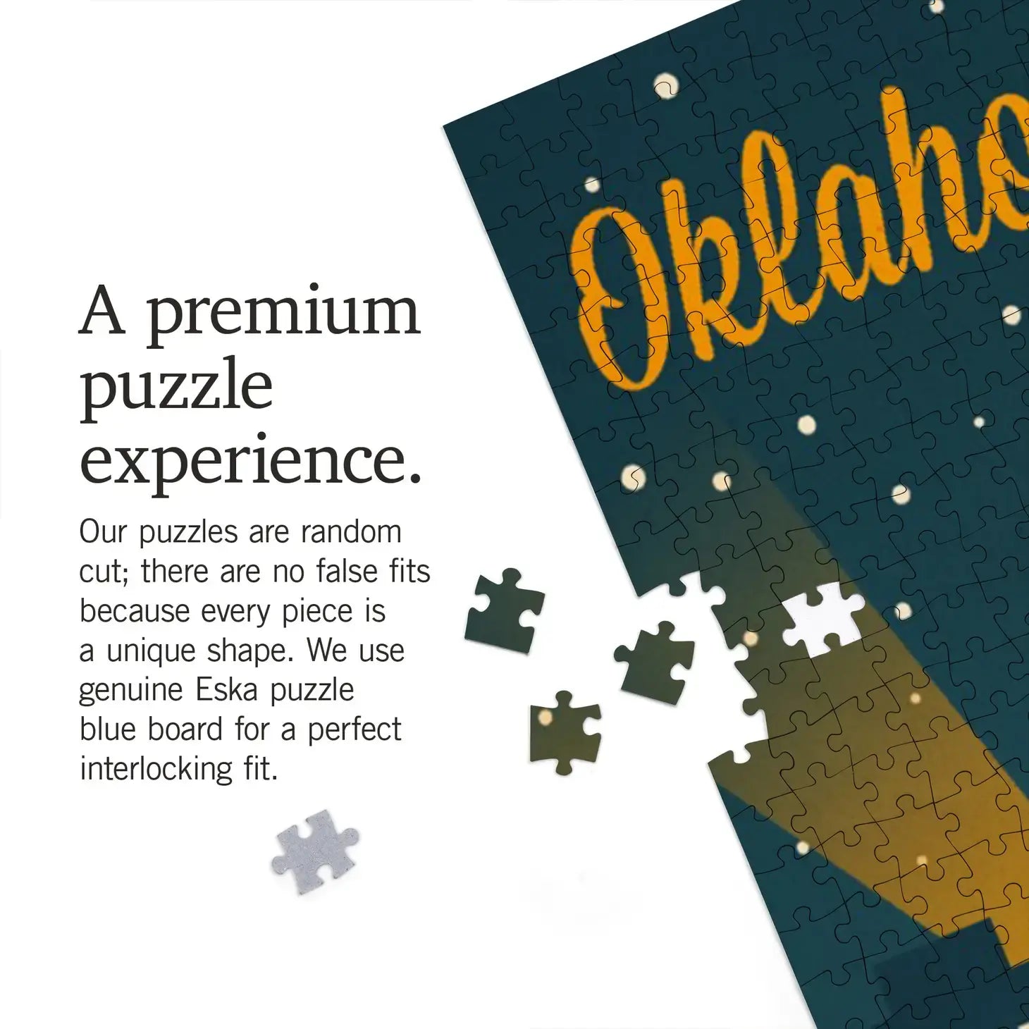 puzzle - 1000-piece - oklahoma city skyline by lantern press
