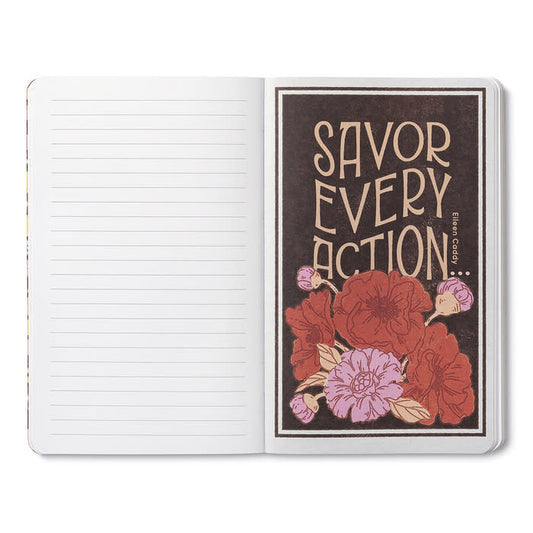 book - "write now" journal - every day is a beautiful day by compendium