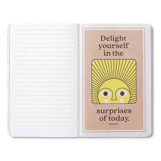 book - "write now" journal - every day is a beautiful day by compendium