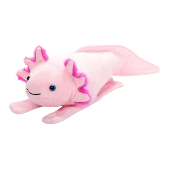 toy - animal plush - slapstix - axolotl pink by the petting zoo