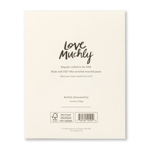 card - wedding - world's best love story by compendium