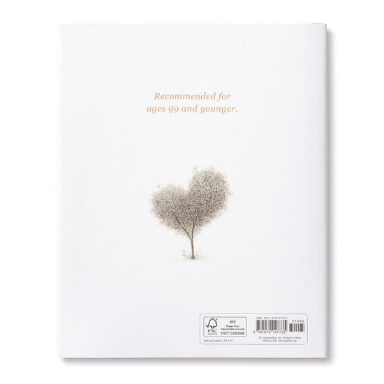 book - feeling grateful (bear plush companion) by compendium