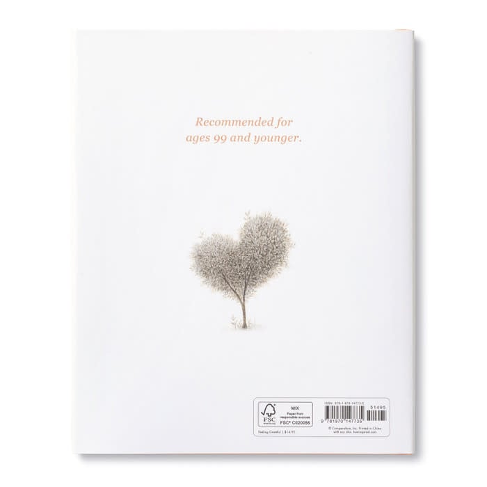 book - feeling grateful (bear plush companion) by compendium