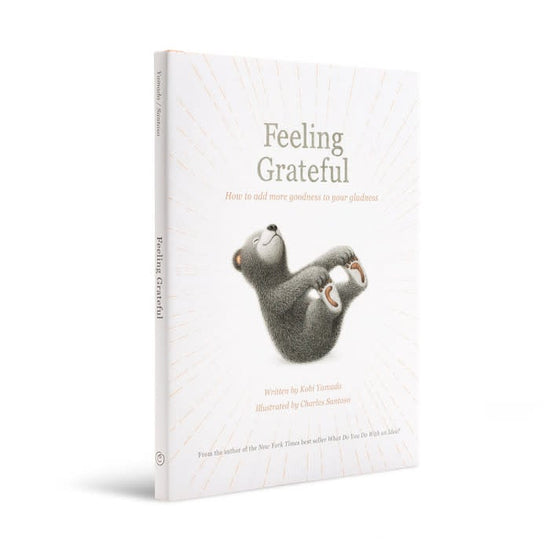 book - feeling grateful (bear plush companion) by compendium