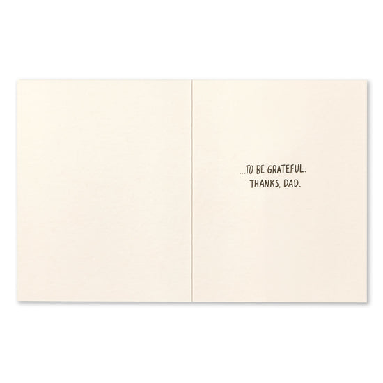 card - father's day - you give me so many reasons by compendium