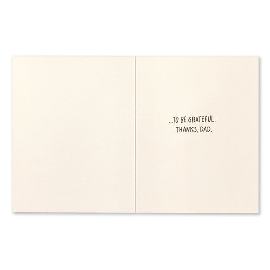 card - father's day - you give me so many reasons by compendium