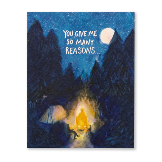 card - father's day - you give me so many reasons by compendium