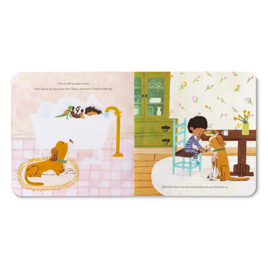 gift set - book & plush - with my dog by compendium