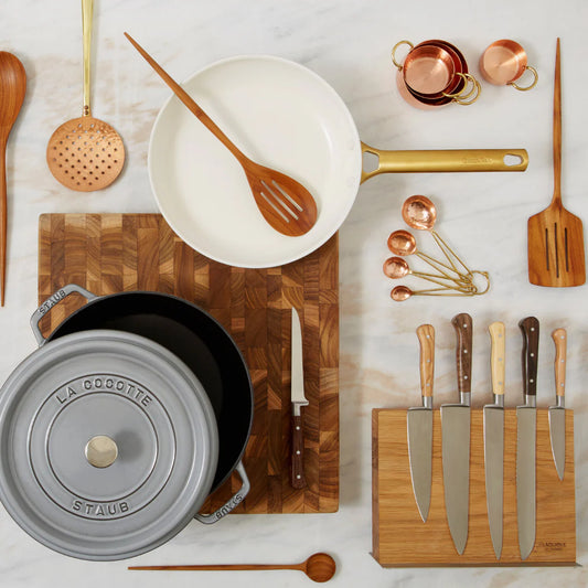 measuring spoons - camden - hammered copper by be home