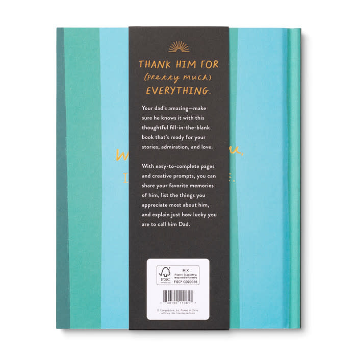 book - so lucky you're my dad by compendium