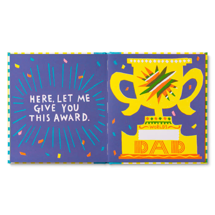 book - dad, i made you a book by compendium