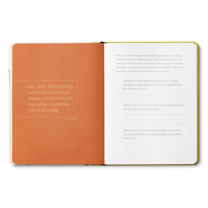 book - guided journal - rooted in resilience by compendium