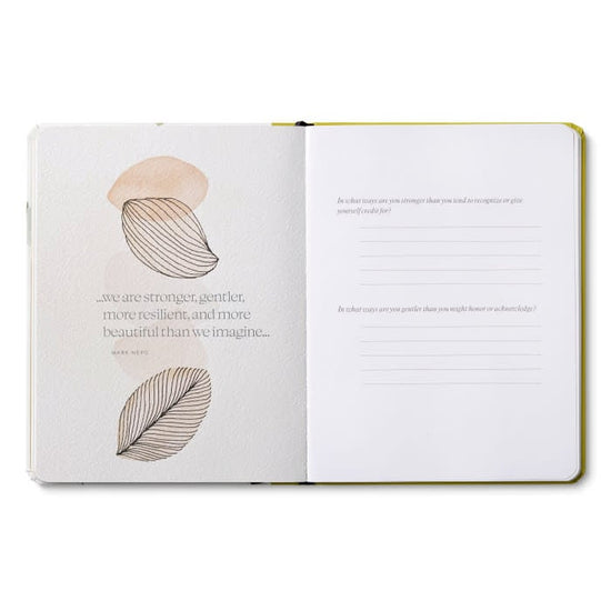book - guided journal - rooted in resilience by compendium