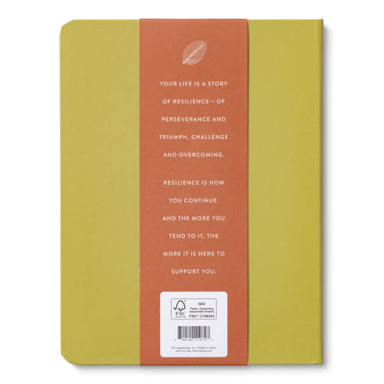 book - guided journal - rooted in resilience by compendium