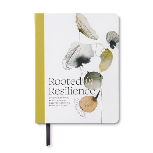 book - guided journal - rooted in resilience by compendium