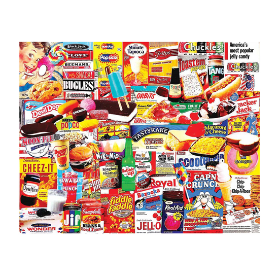 puzzle - 1000pc - things i ate as a kid by white mountain puzzles