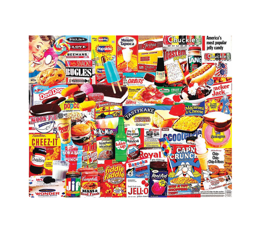 puzzle - 1000pc - things i ate as a kid by white mountain puzzles