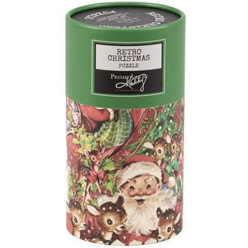 puzzle - 1000-piece - retro christmas by primitives by kathy