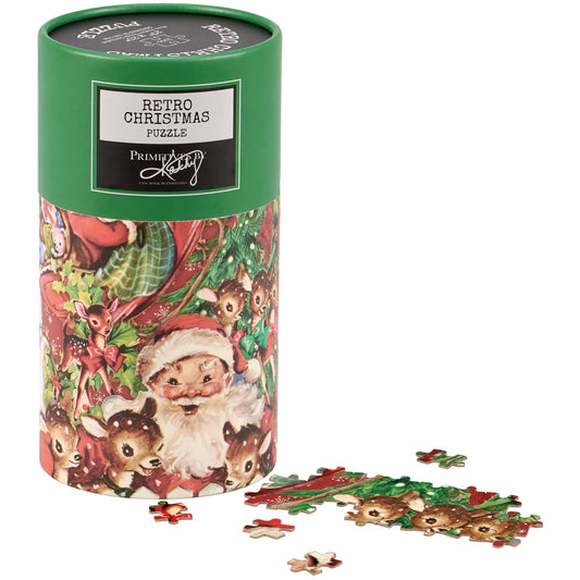 puzzle - 1000-piece - retro christmas by primitives by kathy