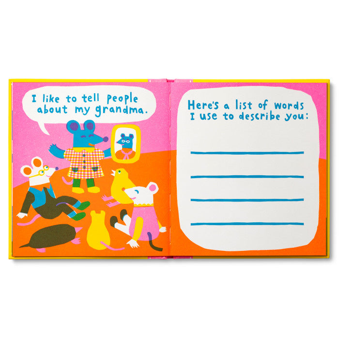 book - grandma, i made you a book by compendium