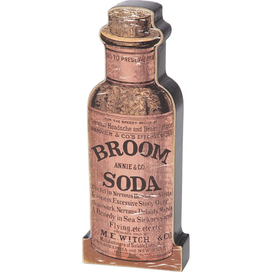 decor - wooden sitter - potions by primitives by kathy