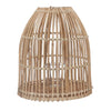 lantern - bamboo + glass votive by creative co-op