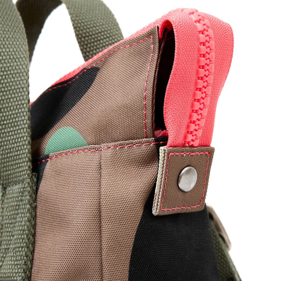 backpack - bantry - recycled canvas - vintage camo by ori london