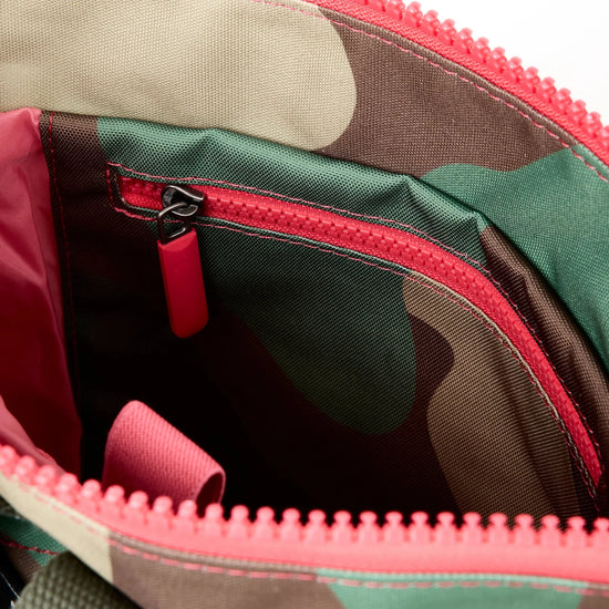 backpack - bantry - recycled canvas - vintage camo by ori london