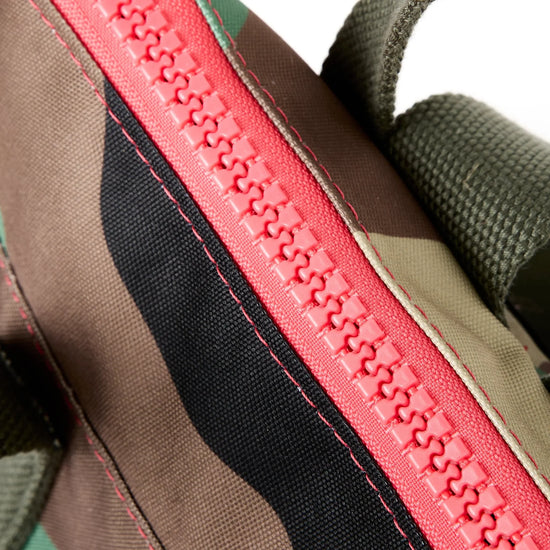 backpack - bantry - recycled canvas - vintage camo by ori london