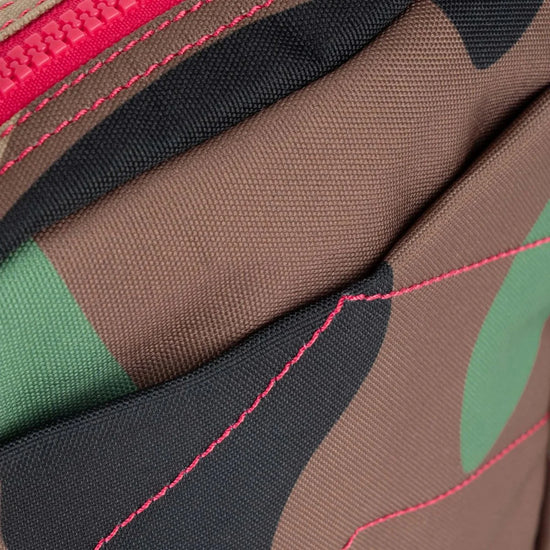 crossbody pocket bag - bond - recycled canvas - vintage camo by ori london