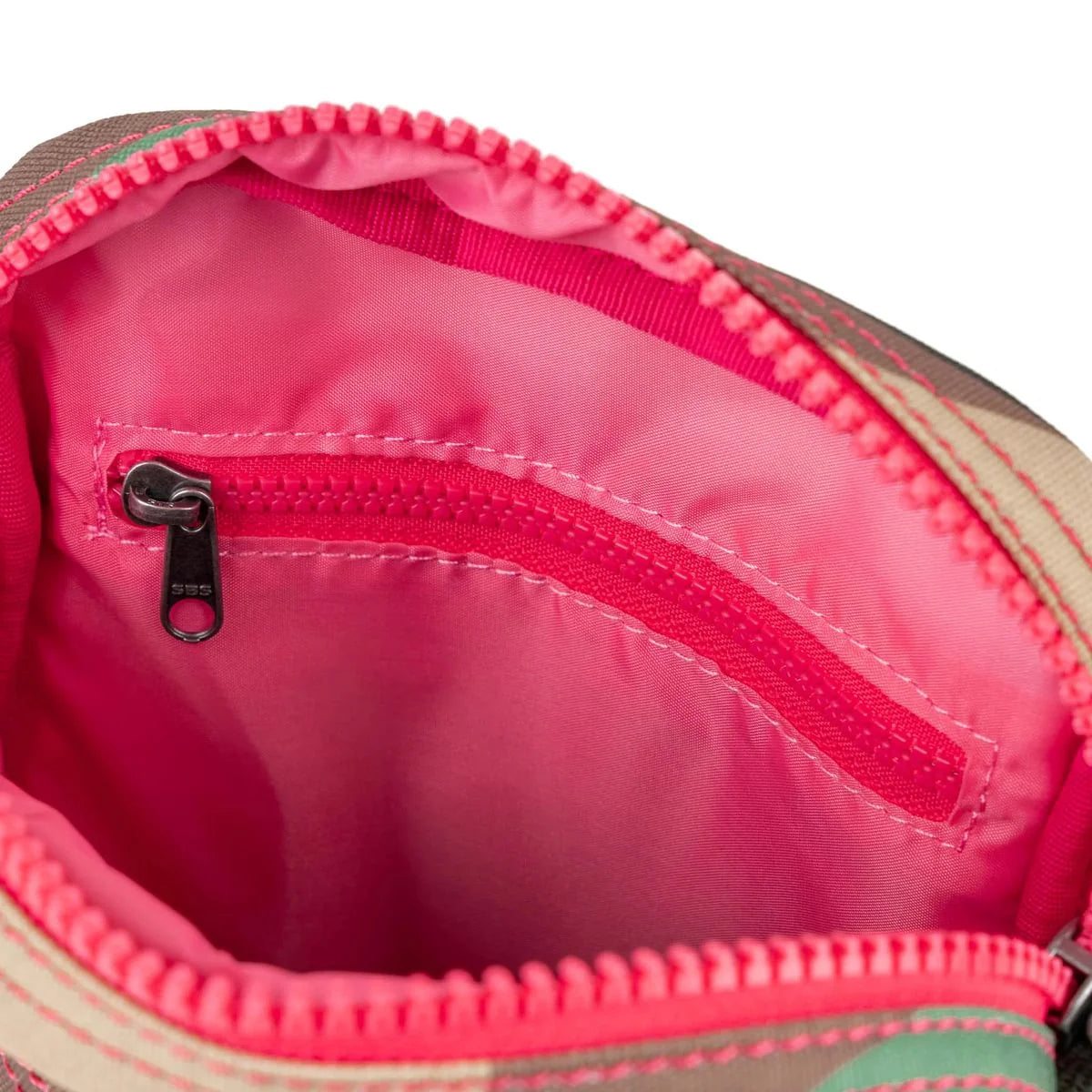 crossbody pocket bag - bond - recycled canvas - vintage camo by ori london