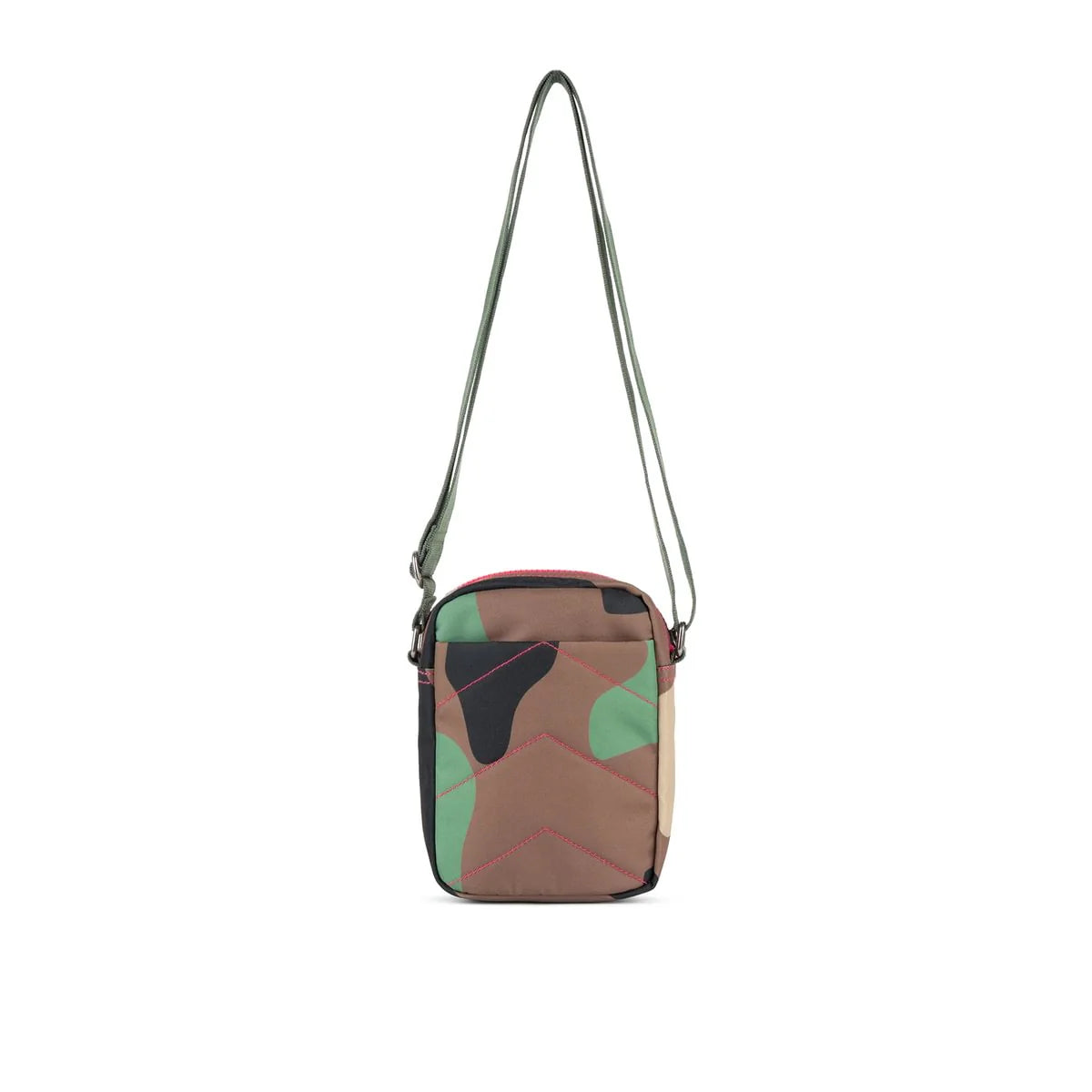 crossbody pocket bag - bond - recycled canvas - vintage camo by ori london