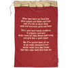 bag - canvas - give back santa sack by primitives by kathy