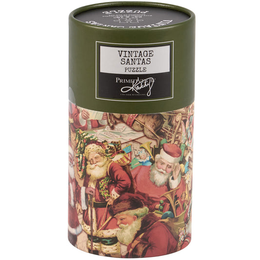 puzzle - 500-piece - vintage santas by primitives by kathy