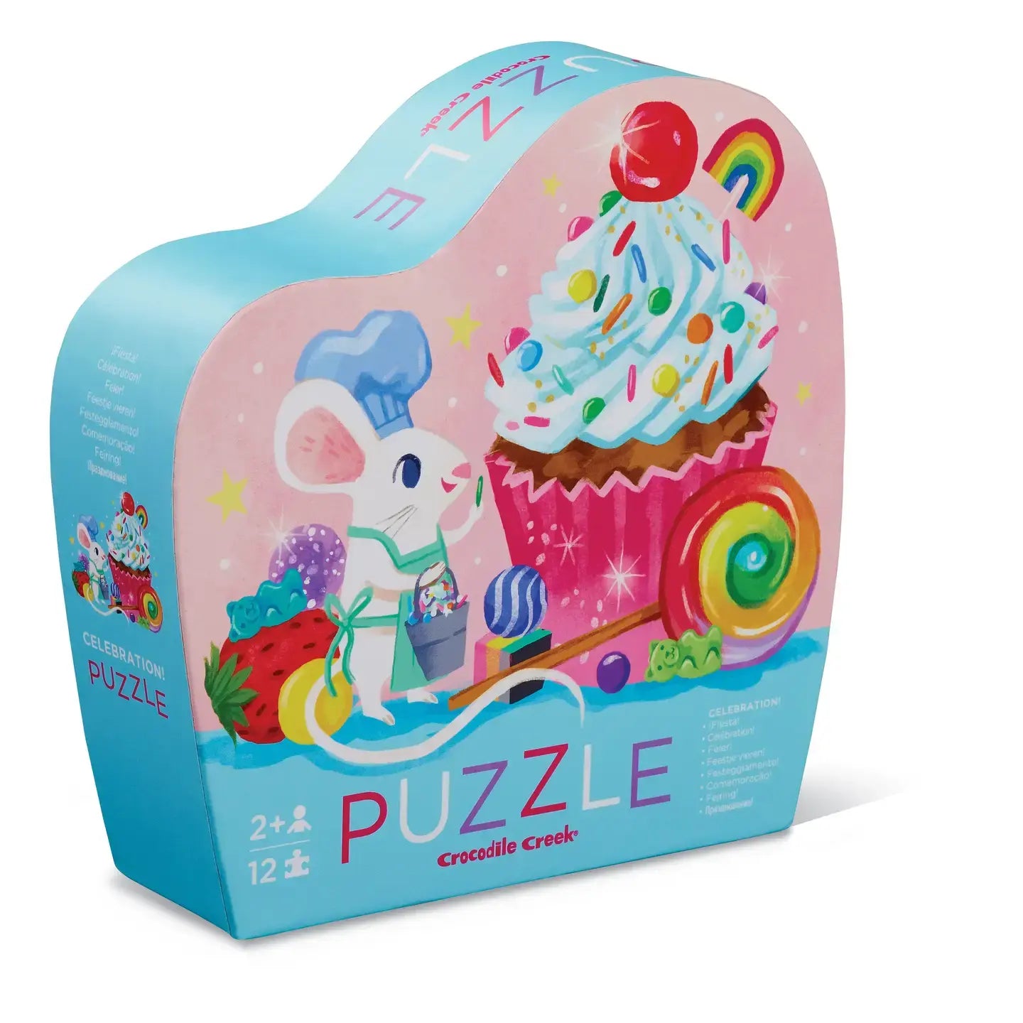 puzzle - 12-piece mini - celebration! by crocodile creek