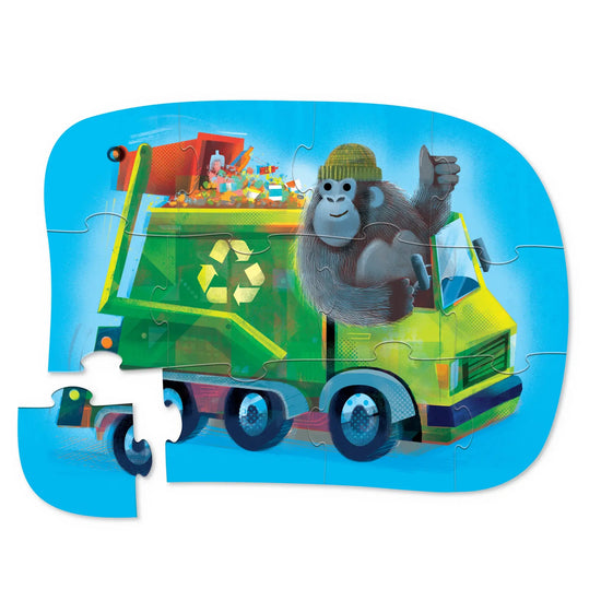 puzzle - 12-piece mini - go gorilla by crocodile creek